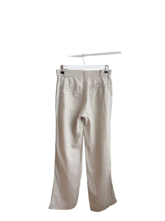 Beige Linen Pants
