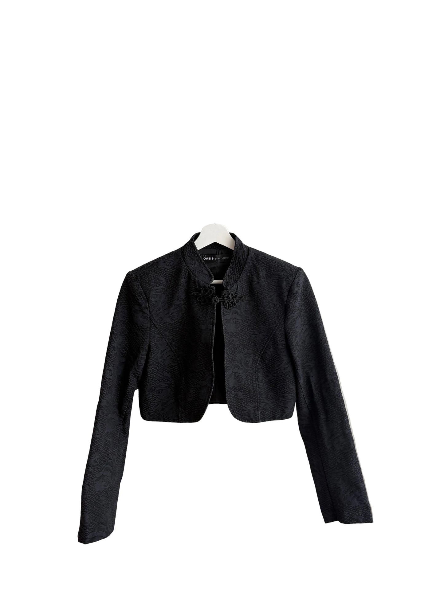 Black Patterned Jacket