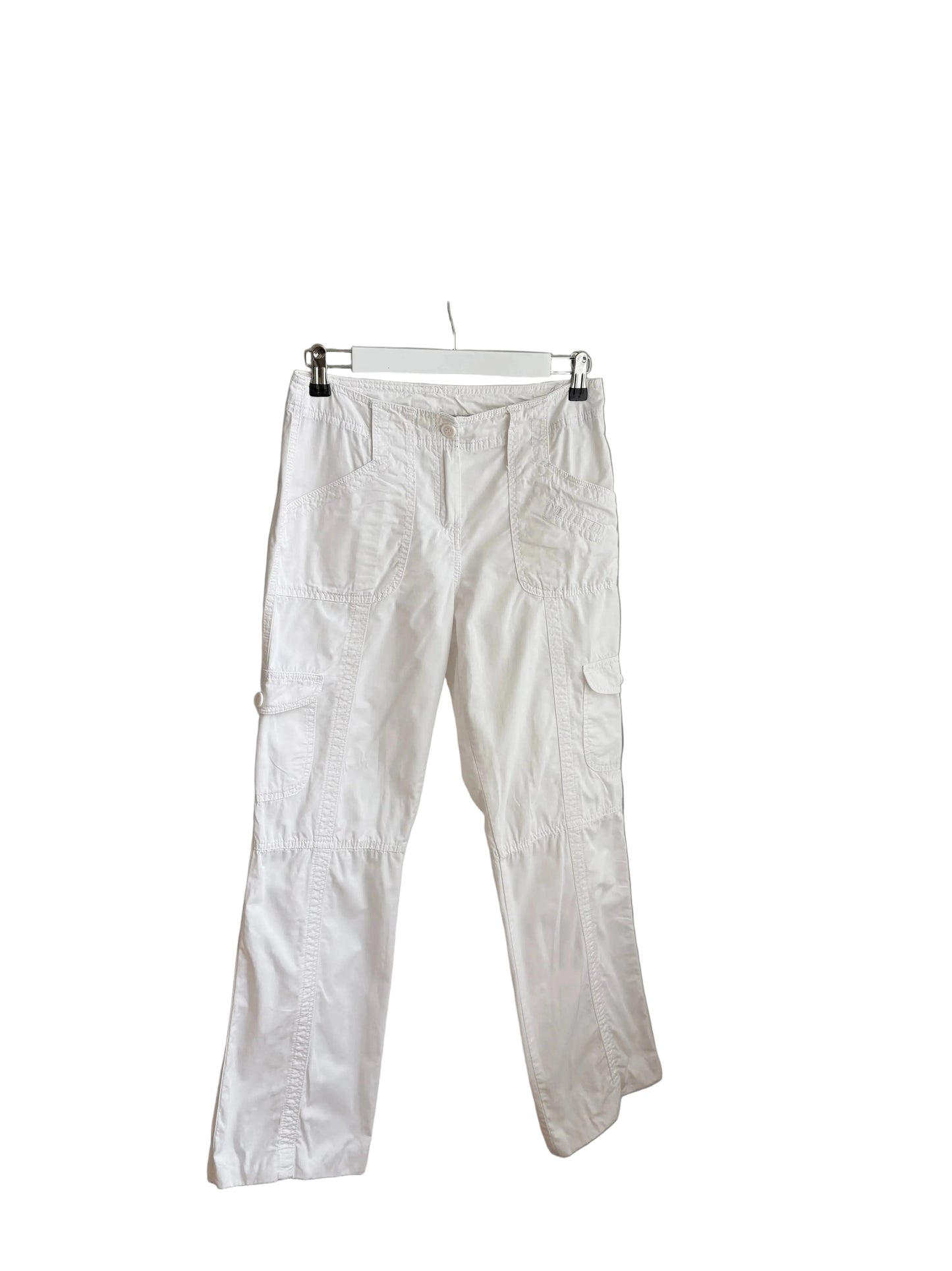 White Cargo Pants