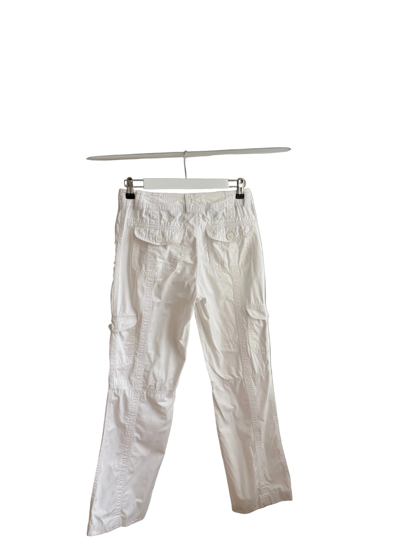 White Cargo Pants